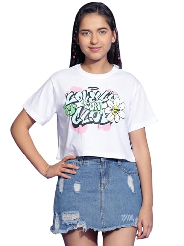 Image of Li'l Tomatoes Girls T-Shirt|Cotton|Relaxed Fit