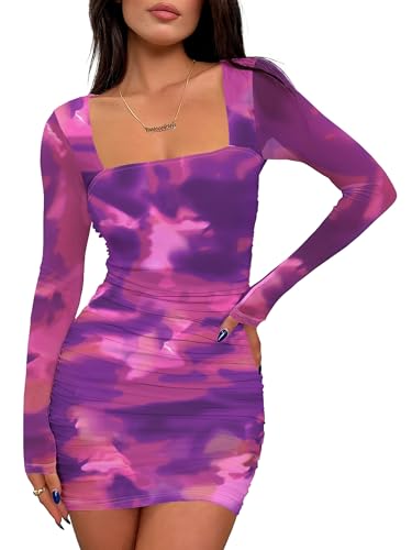Save $4 on Prinbara Women's Mesh Mini Dress with code FA66U4TQ