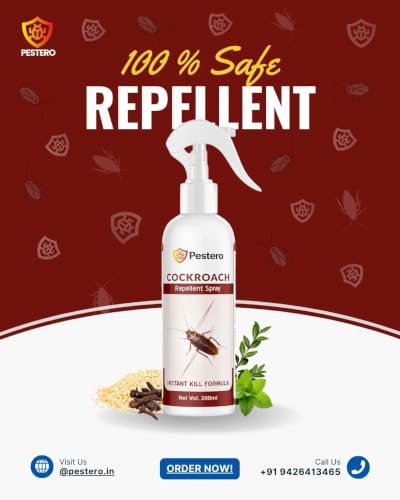 Image of Cockroach Killer Spray | Herbal Cockroach Repellent For Home Kitchen |Cockroach Spray