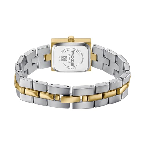 Image of Sonata Poze 8 Quartz Analog with Silver Dial IPG+IPS Alloy Strap Watch for Women - SP80171BM01W