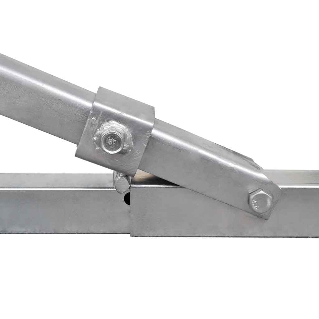 vidaXL Support Fond Rémorque Porte-bateau Rouleaux de Quille Auto Voiture