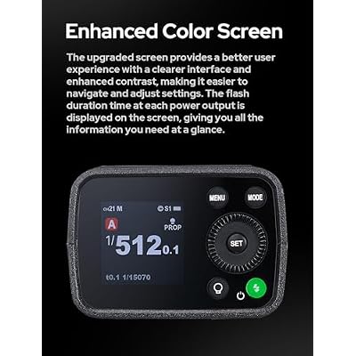 Godox AD200 Pro II GODOX AD200Pro II AD200ProII, 200Ws TTL Pocket Flash with Improved Heat Dissipation, Color Screen, Bi-Color Modeling Light, 1/1 to 1/512 Wider Output, 500 Full Power Flashes