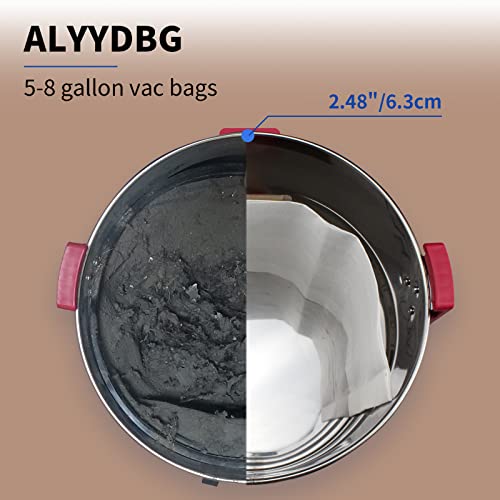 Image of 3 Pack Shop Vac 5-8 Gallon Filter Bags, ALYYDBG Type E - 90661 906-61 9066100 9066133; Type H 90671 9067-1 9067100 9067133 Vacuum Cleaner Filter Bags