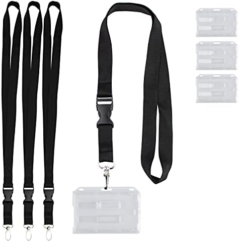 DOITOOL Porte-Cartes Transparent En Acrylique Lot De 2 Porte-Badge à L