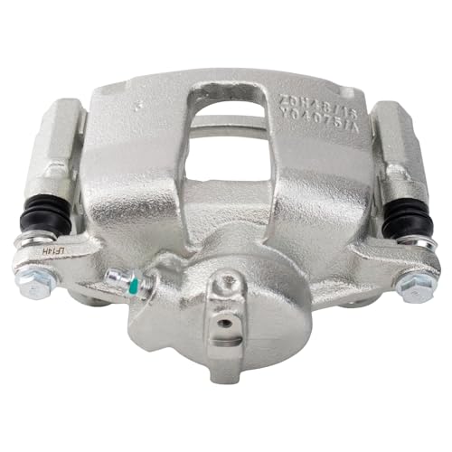 Image of TRQ Rear Right Brake Caliper w /Bracket Passenger Side