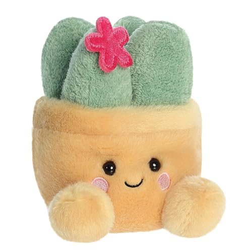 AURORA, 33906, Palm Pals Seyla Succulent, 13cm, Soft Toy, Golden brown & Green, 11 cm (H) x 8 cm (L) x 9 cm (W) - Image 2
