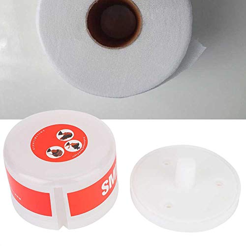Image of ZJchao Neck Paper Dispenser, Neck Strips Holder with Suction Cup Design, Hair Cutting Collar Paper Strip Storage, Plastic Case for Neck Cover Paper Roll, Perfect for Home Barber Shop