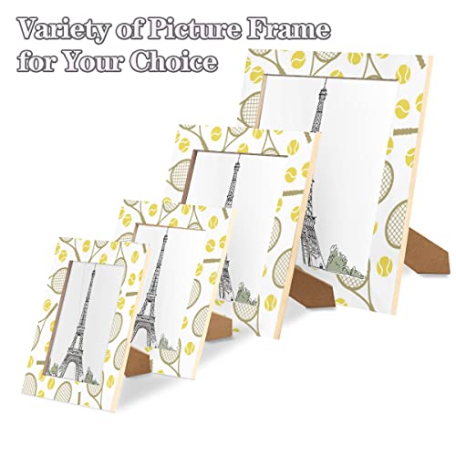 Yzrwebo Tennis Rackets 8X10 Picture Frame Sport Tennis Photo Picture Frame For Table Top Display And Wall Mounting Wood Picture Frame For All Family Home Office Decor #TOP4