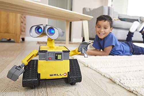 Disney And Pixar Wall-E Robot Toy, Remote Control Hello Wall-E Robot Figure, Gifts For Kids, Yellow,Black #TOP1