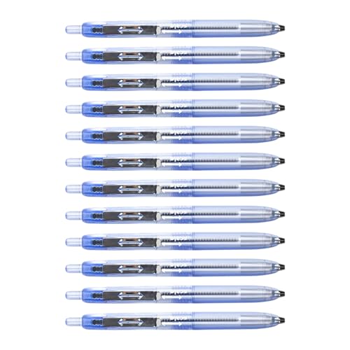 12PCS Retractable Gel Pen 0.5MM Quick Dry Ergonomic Grip Gel Inks Pen Office Writing Tool for Daily Writing Note Taking Retracta