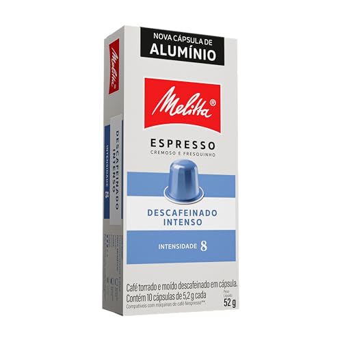 Capsula Melitta Descafeinado Intenso - Intensidade 8 - Compativel Nespresso