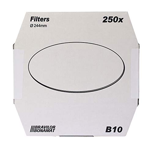 Bonamat Bravilor B10 Flachfilter Original 244 mm, 250 Stk, Kaffeefilter