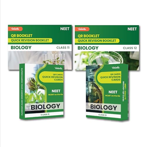 Image of Vedantu Quick Revision Cards for NEET Physics, Chemistry and Biology 2025 | NEET Flash Cards for Quick Revision | Revision Booklet for NEET 2025 | NEET QR Cards