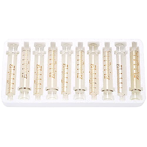 Gufastoe GF040701 5Ml Glass Syringes With Caps For Laboratory (10Pack) thumb #3