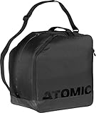 ATOMIC W Boot & Helmet Bag Cloud Schwarz - Wasserabweisende Tasche für Skischuhe & Helm - Extra Zubehör-Fach - Optimaler Schutz durch Polsterung - Integrierte Belüftungslöcher