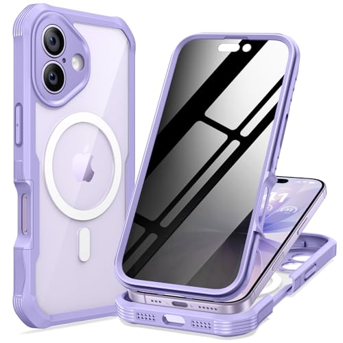 Coque Magnétique pour iPhone 17 seacosmo Housse de Protection Premium Violette