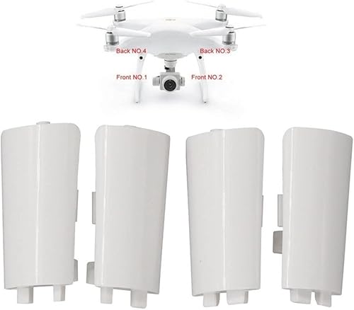 Miniatura 2 de HePbak Para DJI Phantom 4 Pro/Advanced 4 unids Original Landing Gear cubierta de antena de repuesto tapa decorativa para DJI Phantom 4 Pro/Advanced
