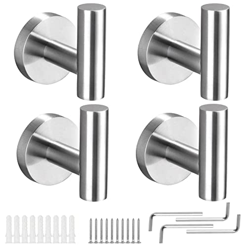 ProChosen 4 Pack Towel Hooks