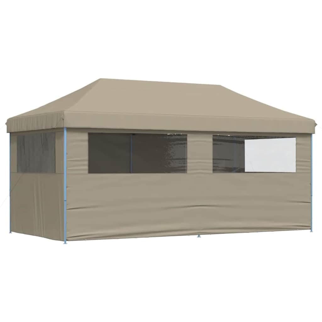 Tendone Pop-up da Giardino 580x292 cm Gazebo Pieghevole Talpa | Ampia struttura per eventi in giardino con pareti laterali trasparenti, ideale per pranzi e feste all'aperto.