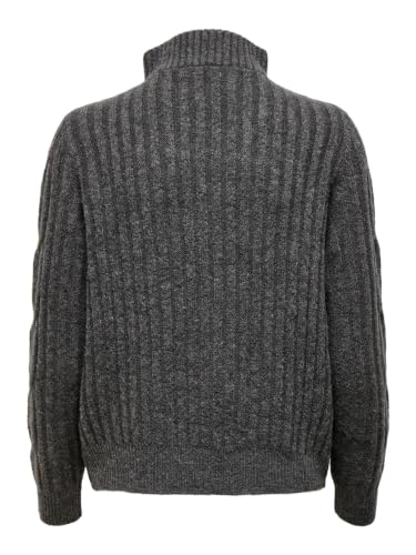 JDY JDYANDREA L/S Zip Cable Pullover KNT – Ansicht 4