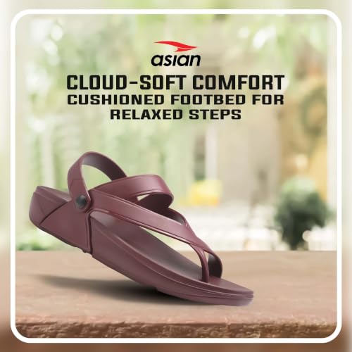 Image of ASIAN Women's INDIGO-09 Comfortable & Light Weight Clogs for Women | Stylish & Anti-Skid Chappals for Adult | Waterproof & Everyday Use Slipper Floats for Girls and Ladies