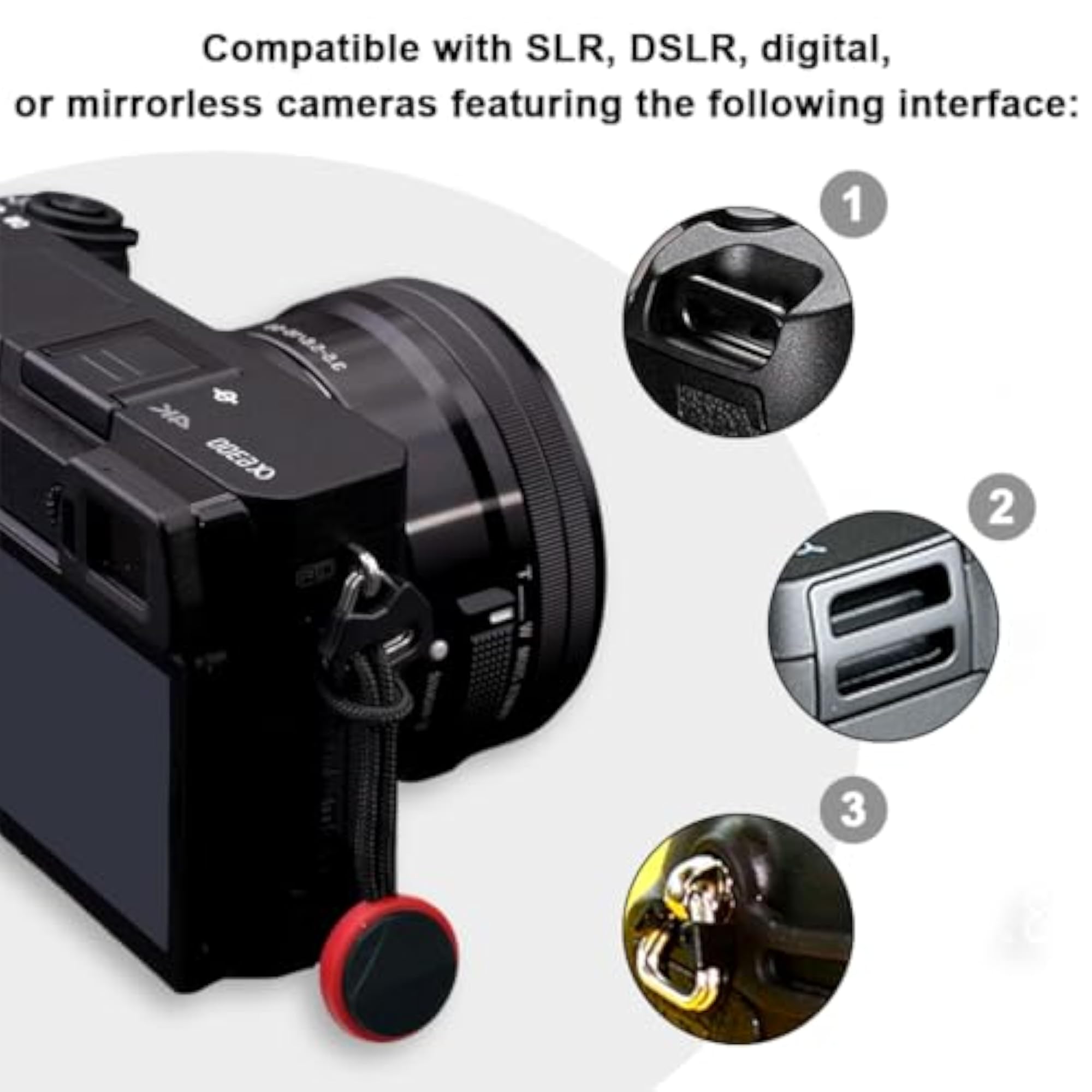 Camera Strap Braided Rope for DSLR and Mirrorless