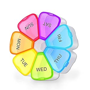 Premium ronde pillendoos-organizer