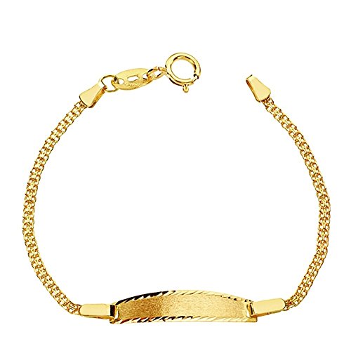 Esclava oro 18k bismark 12cm el regalo ideal de bautizo AB3358
