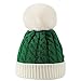 LKQBBSZ Christmas Hat for Toddler,Santa Hat for Kid Toddler Baby,Soft Warm Baby Beanie Knit Hat Green