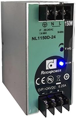 NL1150D-24 150W 24VDC 6.25A Din Rail Power Supply