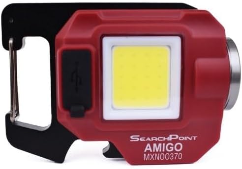 Maxxeon mxn00370 - Searchpoint AMIGO Keychain Light, Up to 700 LMS, w/Rechargeable USB-C Cable