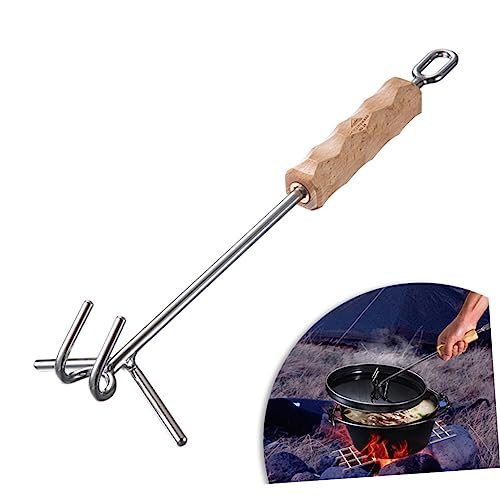CIYODO Gancho Tampa De Panela Chave De Levantador De Tampa De Forno De Acampamento Ao Ar Livre Levan