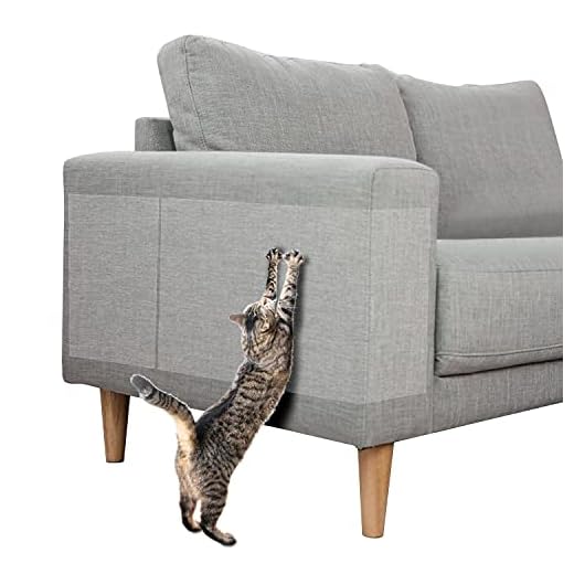 Anti Cat Scratch Furniture Protectors from Cats, Cat Scratch Deterrent Tape, Corner Couch Protector for Cats, Double Sided Sofa Anti Scratching Sticky Tape, Sticky Paws for Cats, Cat Training Tape
