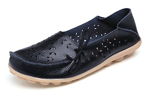 Image of VenusCelia Women's Breathable Comfort Walking Office Flat Loafer