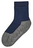 Sterntaler Socken kurz - Innenfrottee im Sohlenbereich - Unisex Kinder Socken mit kurzem Schaft im Woll Mix - atmungsaktive Sportsocken - Outdoor Socken - Ideal für Gummistiefel - marine, Größe 34