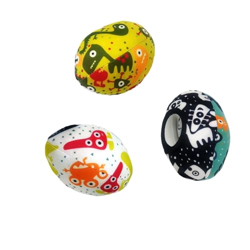 Image of MamaRoo Replacement Toy Balls for Mamaroo 4moms Swing,More Choices for Interactive and Reversibletoy Balls That Complement The MamaRoo with Dark Grey Cool Mesh Fabric.