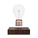 Produktbild FLYTE Buckminster - Original, Echte Schwebende LED Gluhbirne Lampe (Basis aus Walnussholz, Gluhbirnenkappe aus Kupfer) [Energieklasse B]