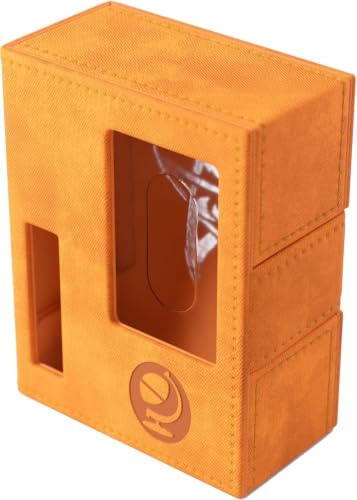 Arkham Horror Investigator Deck Tome - Arkham Korku için Premium Güverte Kutusu: Kart Oyunu, Tam Araştırmacı Güverte Tutar, Arayıcı - Turuncu Renk, Made