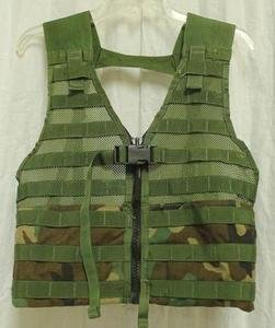Molle Fighting Load Carrie FLC Vest Woodland Camo