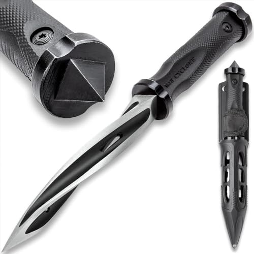 M48 Cyclone boot knife with 5.75 inch tri-edged spiral stainless blade