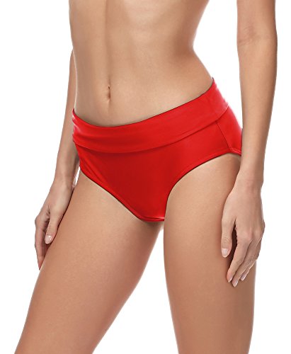 Merry Style Bragas Braguitas de Bikini Parte de Abajo Bikini Trajes de Baño Mujer MSVR5 (Rojo (4186), 38)