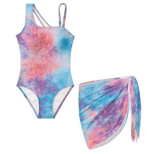 Maillot de bain une pièce pour adolescentes qui protège et stylise avec sa jupe en maille fine