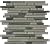 Hand Brush Glass Tile Blue Linear Wall Tile Backsplash Tile for Kitchen and Bathroom,5 Sheet/Box