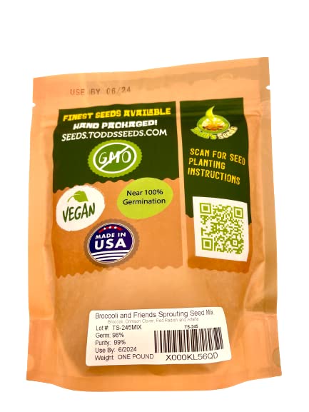 Todd's Seeds® Broccoli and Friends Sprouting Seed Mix, One Pound