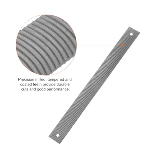 sourcing map 2pcs Flexible Body File 14 Inch High Carbon Steel Coarse Teeth Cut Flat Metal Files Polisher Tool for Car Grinding - Image 4