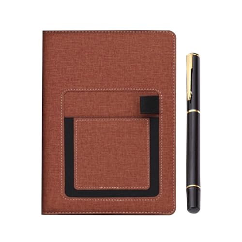Business Notebook per gli uomini multifunzionale professionale retrò PU pelle