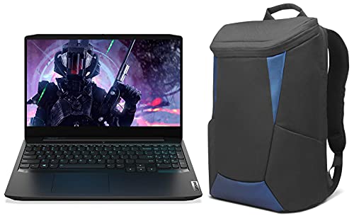 Image of Lenovo IdeaPad Gaming 3 10th Gen Intel Core i5 39.63cm (15.6 inch) FHD IPS Laptop (8GB /1TB+256GB SSD /Windows /NVIDIA GTX 1650Ti 4GB /M100 RGB Gaming Mouse /Onyx Black /2.2Kg) 81Y400VBIN + IdeaPad Gaming 39.63cm (15.6 inch) Backpack