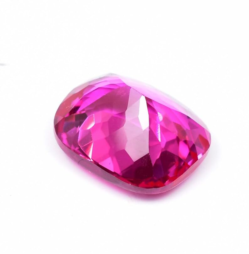 Saphir rose naturel coussin 16x13mm pour bague d'exception - 5