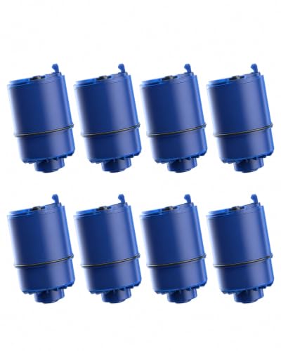Image of AQUA CREST Faucet Filter Replacement, 8 Pack, NSF 42 Certified