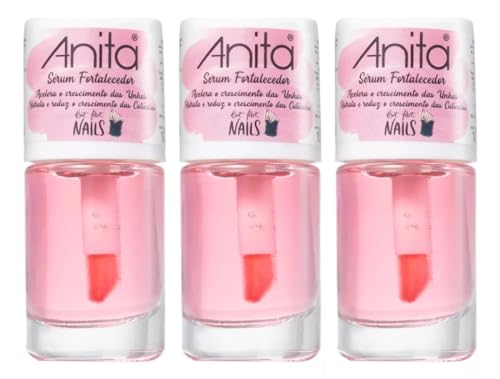 Kit 3 Esmalte Sérum Fortalecedor Anita Crescimento De Unha -Ref 552